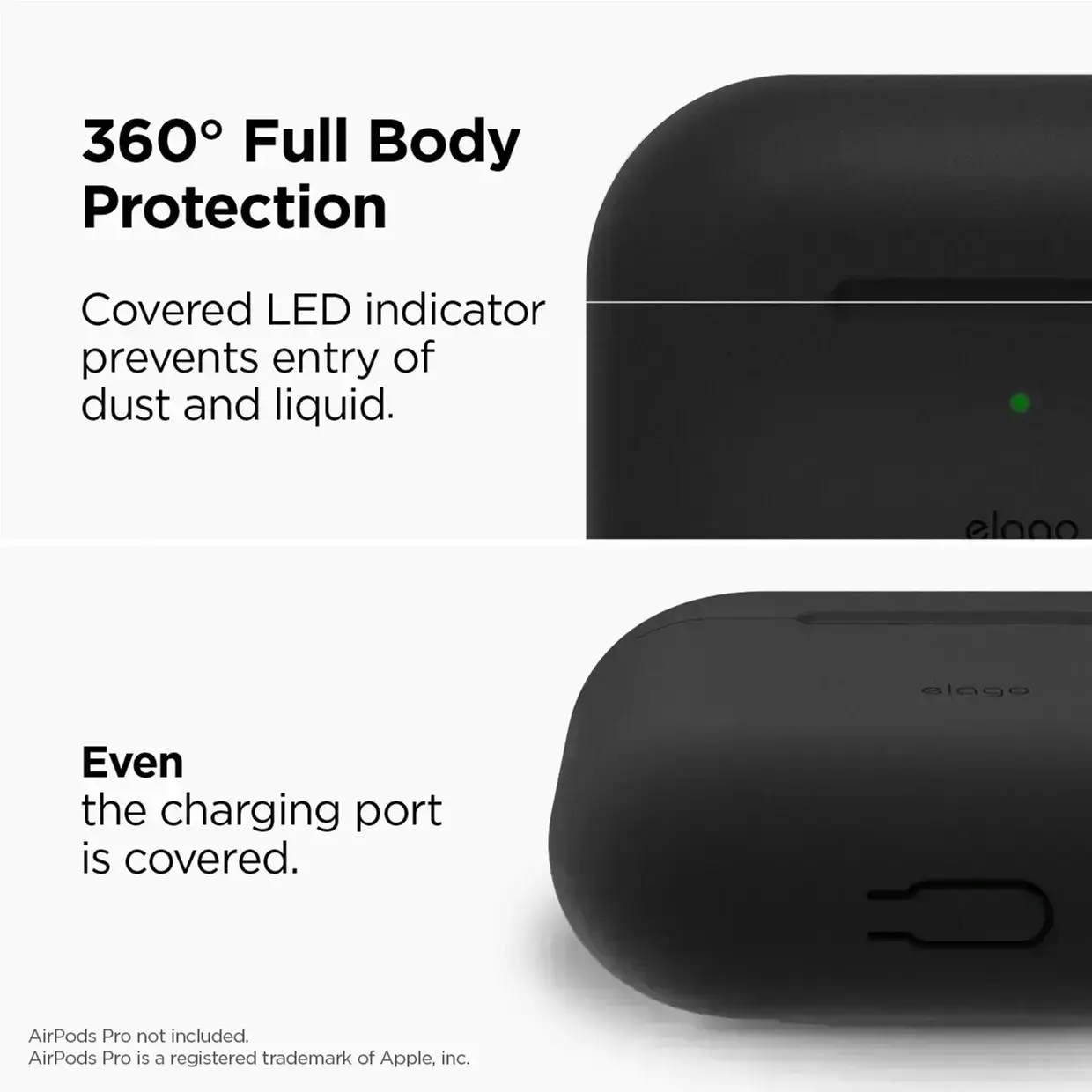 Elago Hang Original Case Black for Airpods Pro (EAPPOR-HANG-BK)